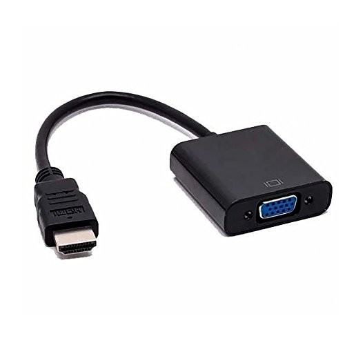 TBS®2206 Câble adaptateur HDMI vers VGA - Convertisseur vidéo 1080p 1920x1080 HDMI mâle vers VGA femelle - HDMI à insérer dans tout Ordinateur de bureau/portable, box tv, Raspberry, Ultrabook, lecteur DVD, Xbox, PS3/PS4, Apple TV, Macbook Pro, Chromebook,