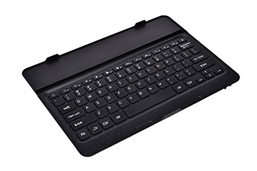 Étui de clavier avec touches noires Cooper Cases (TM) Aluminium Buddy pour Samsung Galaxy Tab Pro 12.2 (T9000 / 3G T900 / LTE T905) Bluetooth 4.0 (très mince, très léger, métal brossé, encastré, 61 touches, capacité de la batterie 55 heures)
