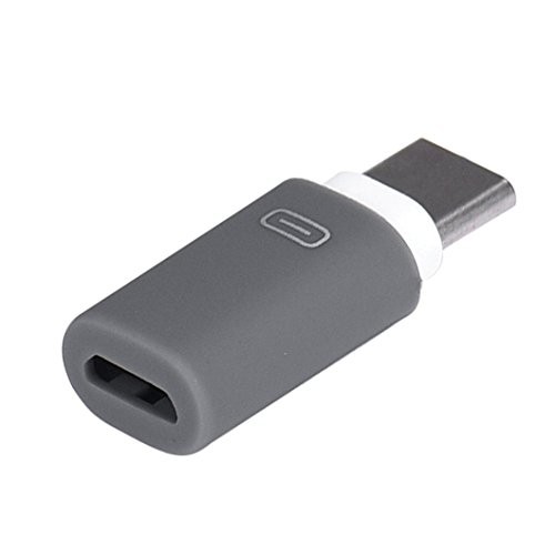 Voberry® Connecteur de Convertisseur USB 3.1 Type-C Mâle vers Micro USB Femelle Connector pour Oneplus 2, Nokia, Meizu Mx Pro 5, MacBook 12'' (Blanc)