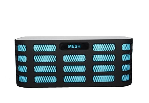 Haut-parleur stéréo Bluetooth Audio Dynamix® MESH2 - bleu- 12 h de lecture, portée Bluetooth de 15 m et basses accentuées