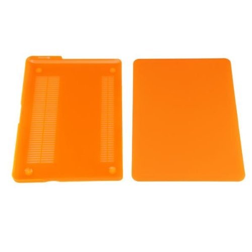 SODIAL(R) Protecteur Transparent Rigide pour Macbook Pro 13,3 "--Orange