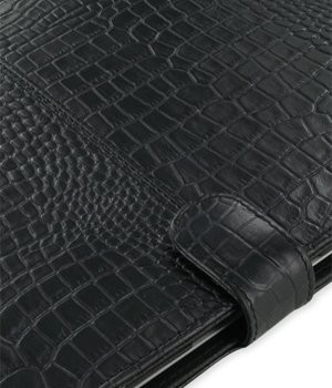 PDair BX1 Black Crocodile Pattern Leather Case for Apple New MacBook Air 2011 13"