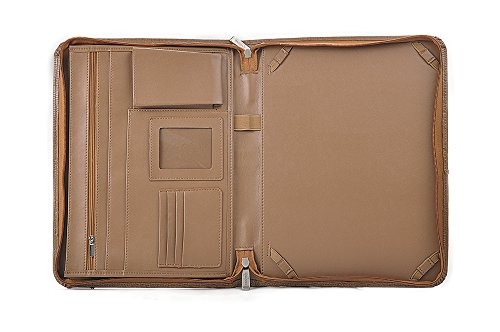 iCarryAlls Porte-documents Estampé de Luxe pour Microsoft Surface Pro 4 / Surface Pro 3,Marron