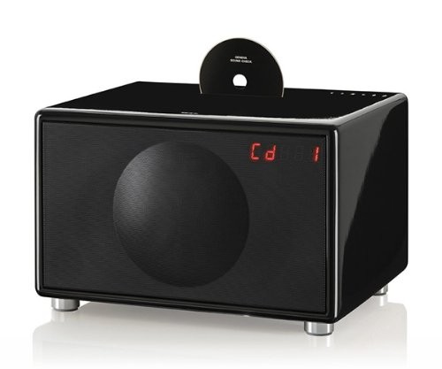 Geneva L Compact HiFi System with iPod Dock - Black