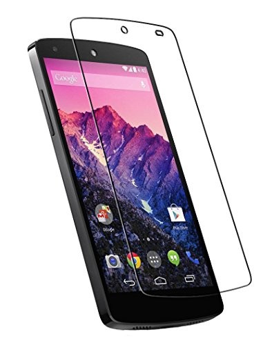 FUTLEX LG Google Nexus 5 Première Qualité Film Protection d'écran en Verre Trempé - Dureté de verre 9H - 0,33mm d'épaisseur - Transparence HD - Bords arrondis 2,5D - Antichoc - Enduit lipophobe - Toucher délicat - Verre haute qualité - Facile à installer 