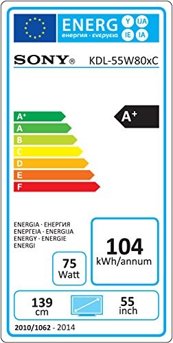 Téléviseur LED 139 cm 55 pouces Sony BRAVIA KDL55W805C EEK A