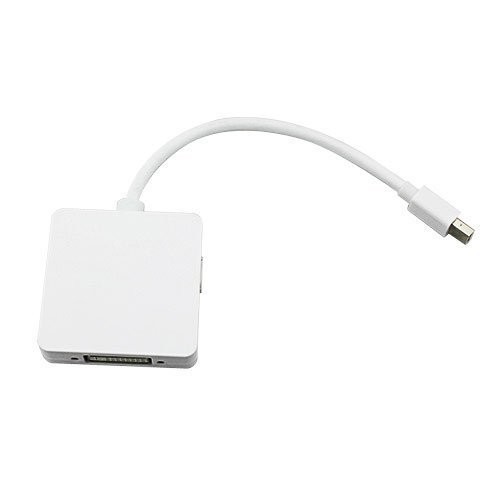 3 en 1 Adapteur Convertisseur Câble Vidéo & Audio Thunderbolt Mini Displayport Male vers HDMI +DVI + Displayport DP Female Vidéo & Audio Pour Apple MacBook MacBook Pro MacBook Air