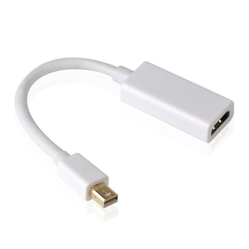 Patuoxun Resolution Haute 4Kx2K Thunderbolt Mini Displayport DP Vers HDMI Adapter Convertisseur Câble - 20cm Pour iPhone 7, iPhone 6, 6 plus, 6s, iPhone 5, 5s,5c,MacBook Pro avec écran Retina (mi-2012 et plus tard) MacBook Pro (début 2011 et plus tard) Ma