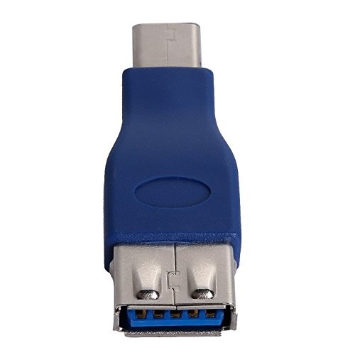 Xinda Adaptateur USB C 10 Go/s vers USB 3.0 haute vitesse pour Xiaomi 4c Oneplus2 ZUK Z1 Nexus 6p 5x Bleu