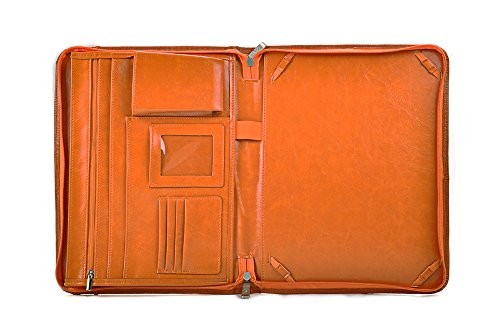 iCarryAlls Porte-documents Estampé de Luxe pour 12.9 inch iPad Pro,Orange