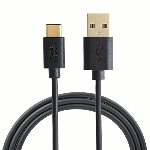 CableCreation Type C (USB-C) à la norme USB 2.0 A mâle Câble, USB 3.1 USB-C pour Apple MacBook, Chromebook Pixel Plus, 4ft / 1.2M Noir [nouvelle version 56K Résistance Ohm]
