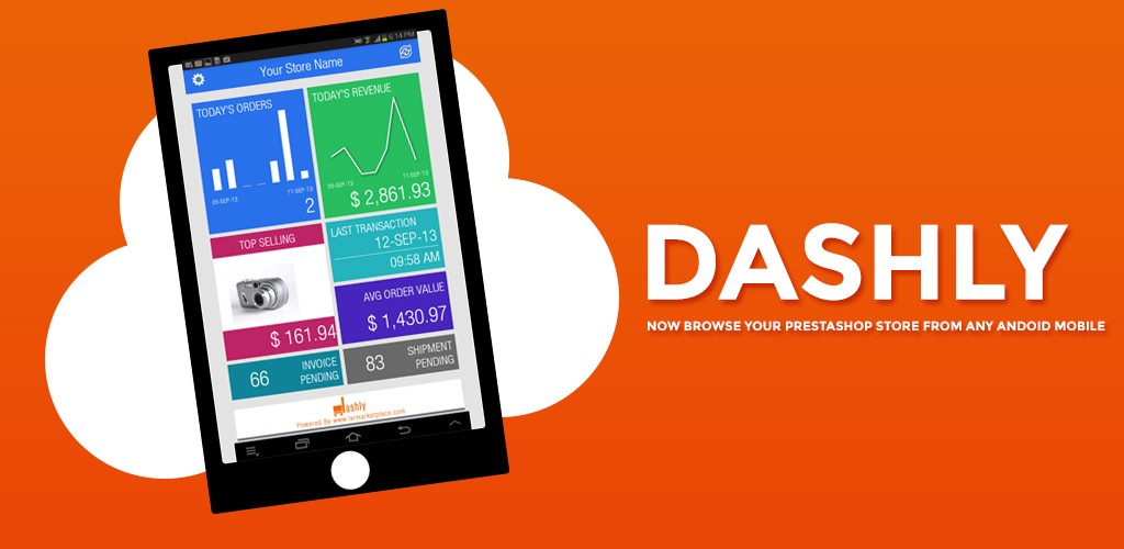 PrestaShop Mobile Dashboard