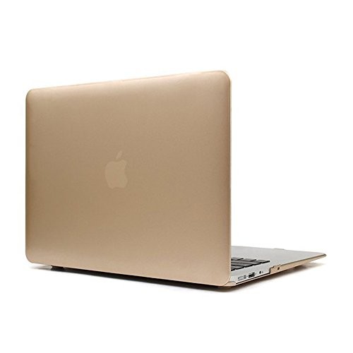 JGOO Macbook Pro 13 or Case coque - Haute qualité Caoutchouté givré Rigide case or couvercle coque pour Apple MacBook Pro 13,3 "+ silicone Clavier Couvercle de la peau pour UK Apple(Pas de Ne pour 13,3 "Pro avec Retina Display) - mbp 13 or