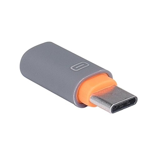 Voberry® Connecteur de Convertisseur USB 3.1 Type-C Mâle vers Micro USB Femelle Connector pour Oneplus 2, Nokia, Meizu Mx Pro 5, MacBook 12'' (Orange)