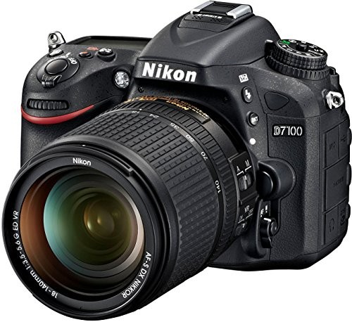 Nikon D7100 Appareil photo numérique Réflex 24,1 Mpix Kit Boîtier + Objectif AF-S DX 18-140 mm VR Noir