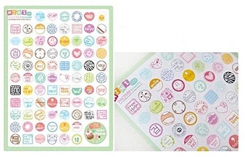 NOVAGO® 2 planches de mini stickers autocollants (noeud papillon+ tampon enveloppe) pour décorer vos smartphones, tablettes , PC, MacBook , agenda , mug ou autres objets