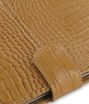 PDair BX1 Brown Crocodile Pattern Leather Case for Apple New MacBook Air 2011 13"