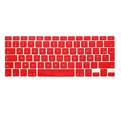 Clavier en silicone colorŽ Translucent Film protecteur pour Macbook13.3 15,4 europŽenne Version franaise