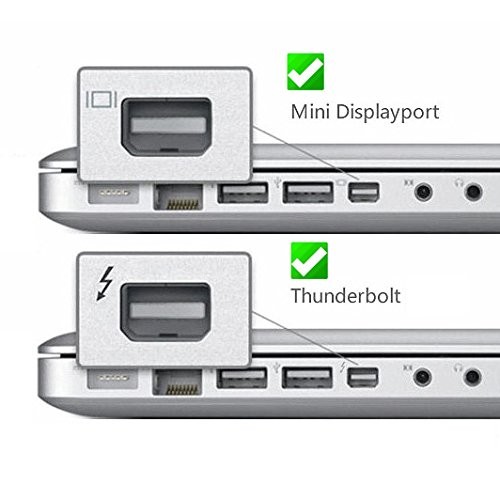 Mini display port vers vGA adaptateur convertisseur dP vers vGA pour macBook pro air appareils mac blanc)