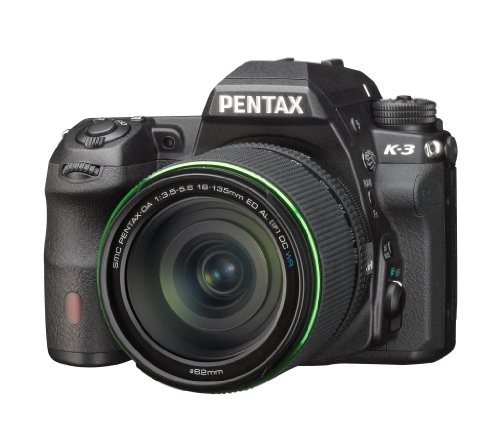 Pentax K-3 Appareil photo numérique Reflex 24 Mpix Kit Objectif 18-135 mm Noir