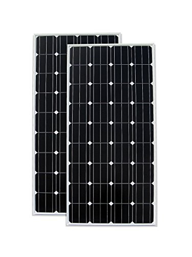 ECO-WORTHY 900W Panneau solaire monocristallin sur grille de Système Solaire Kit: 6 panneaux solaires Mono 160 W et 1000 W de grille Power Inverter W/Câble solaire