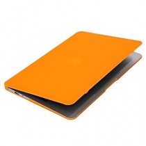ineway Mat Surface Étui Coque rigide en caoutchouc avec protection d'écran pour Apple MacBook Air 33,8 cm (A1466 et A1369), 33,8 cm Air, couleur unique, plastique, NC-Orange, Mac 13.3 AIR case