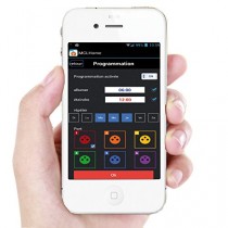 MCL DOM-PPS06I Multiprise connectée avec 6 sorties pour Smartphone Wi-Fi Blanc