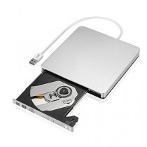 [Graveur/Lecteur USB3.0] Topop Graveur Lecture CD/DVD-RW Externe USB 3.0, disque dur externe antichoc et antibruit, forte capacité de correction d'erreurs, Compatible avec Apple Macbook, Macbook Pro, Macbook Air, d'autres PC portable/Ordinateurs de bureau