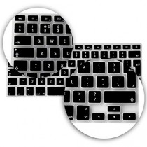 ineway Mat Surface Étui Coque rigide en caoutchouc avec protection d'écran pour Apple MacBook Air 33,8 cm (A1466 et A1369), 33,8 cm Air, UE set-single couleur, plastique, EU set-NC-Grey, Mac 13.3 AIR case-3 in 1 set(EU keyboard)