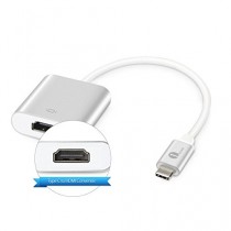 1byone USB 3.1 Type C HDMI 4K Adaptateur pris en charge pour le Nouveau Macbook, Chromebook Pixel, Microsoft Lumia 950 / 950XL et futures USB Type C Devices