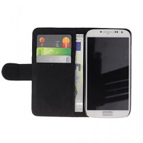 UPPERHAND (Pas S4 Mini) Style Unique Image Portefeuille Cartes Fentes Smartphone Housses En Cuir Flip Rigide TPU Coque de Protection ETUI Case POUR Samsung Galaxy S4 IV I9500 - monsieur monsieur blanc Sherlock serveur