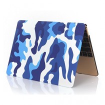 Koala Group * Two-Piece shell Conçu en pâte de protection livre Folio eau / couleur Decal couvre Case Sleeve pour Apple Macbook Air 13 inch------Marine camouflage