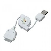 Câble USB rétractable pour Apple iPhone3/iPhone4 /ipad1/iPad2 /iPod/