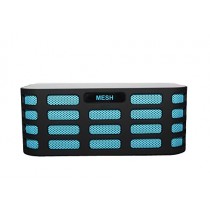 Haut-parleur stéréo Bluetooth Audio Dynamix® MESH2 - bleu- 12 h de lecture, portée Bluetooth de 15 m et basses accentuées