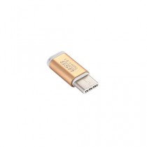 Connecteur de Convertisseur, Voberry® Micro USB to Type C Adaptateur de Données pour Oneplus 2 / Nexus 6p / MacBook Type-C (Or)