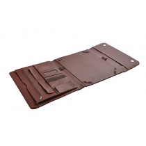 iCarryAlls Padfolio Organiseur d'Affaires Exécutif avec Poches, pour Samsung Galaxy Note Pro 12.2,Brun