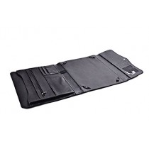 iCarryAlls Padfolio Organiseur Exécutif avec Fermeture rabat à bouton, pour Microsoft Surface 3 et Documents,Noir