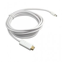 Tera Câble Adaptateur 3m Mini DisplayPort / Thunderbolt vers HDMI pour Apple MacBook Pro, Mac Book Air, Surface Pro, etc.