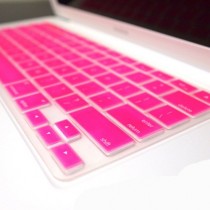 'Topideal Coque 2 en 1 Effet Mat givré Coque rigide pour MacBook Unibody Blanc 13 33 cm (modèle : A1342/sortie après octobre. 2009) + Coque pour clavier, plastique, Rose - rose, 13" (33 cm)