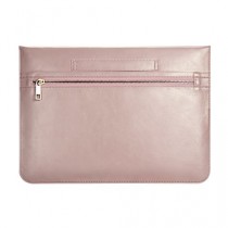 Oats® Coque - Apple iPad Pro 32,8 cm (12.9 Pouces) Etui Housse de Protection Case Cover Bumper Sleeve en cuir véritable - Pink Rose