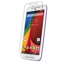 FUTLEX Motorola Moto G (2nd Gen) Première Qualité Film Protection d'écran en Verre Trempé - Dureté de verre 9H - 0,33mm d'épaisseur - Transparence HD - Bords arrondis 2,5D - Antichoc - Enduit lipophobe - Toucher délicat - Verre haute qualité - Facile à in