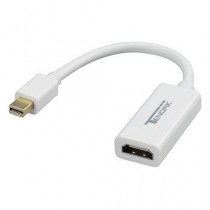 tendak 4 K Adaptateur convertisseur vidéo Mini DisplayPort vers HDMI femelle Câble pour Macbook Air Macbook Pro ThinkPad Dell