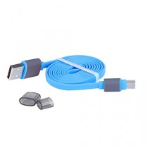 [USB 3.1 Type C] Voberry® USB 3.1 Périphériques USB Type C (USB-C) Type Standard Un Mâle Sync & Charge Câble réversible design pour Apple MacBook 12 pouces Nouveau, Nokia N1, tablette, téléphone mobile et d'autres de type C pris en charge (Bleu )