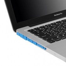 Ports Colorful souple en silicone anti-poussire plug Set Pour Macbook Pro 13,3 15,4