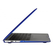 Topideal Étui rigide pour MacBook Air 11" modèles A1370 et A1465 bleu marine