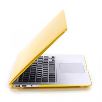 Supremery Apple Macbook Pro Retina 15 (15.4) Case Laptop Bag Hard - Shell - Case Bag Sleeve Case (Macbook Pro 15 Retina, hardcase jaune transparent)