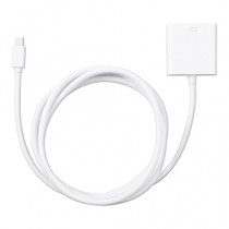 kwmobile Câble Mini Displayport Thunderbolt vers VGA 1.8m compatible avec Apple MacBook et autres appareils, en blanc