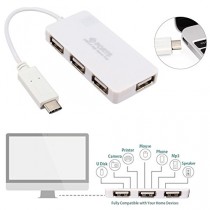 Portable USB 3.1 de type C 4 ports USB 2.0 Hub Adaptateur Pour Macbook PC Chromebook