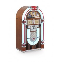 Ricatech RR3100 Jukebox USB SD AUX CD FM-AM  LED Marron