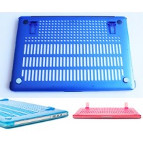 mCover coque mat de qualité pour Macbook Pro 15" avec Retina Display ( Modèle A1398 sans lecteur de DVD ) - Blue (Avec un Europe skin de clavier transparent GRATUIT)